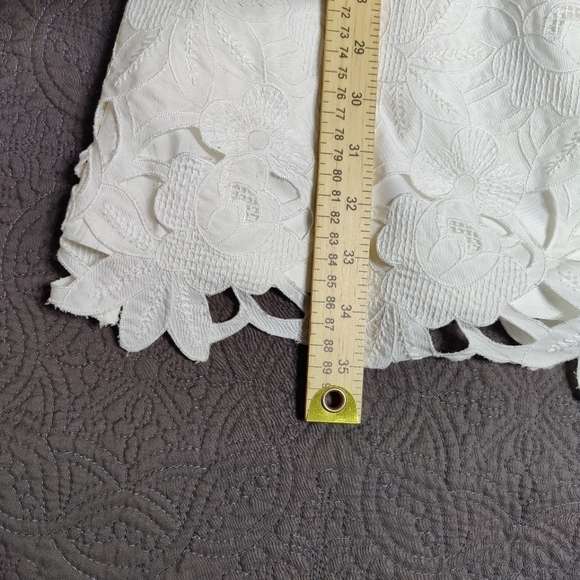 Tibi Southern Belle Dress Mini  White Size 2 Lace Embroidered Coquette Bridal  - Picture 13 of 14